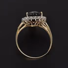 9ct Yellow Gold Sapphire & Diamond Ring