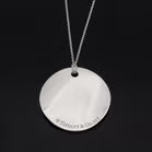 Tiffany and Co Silver New York Notes Pendant