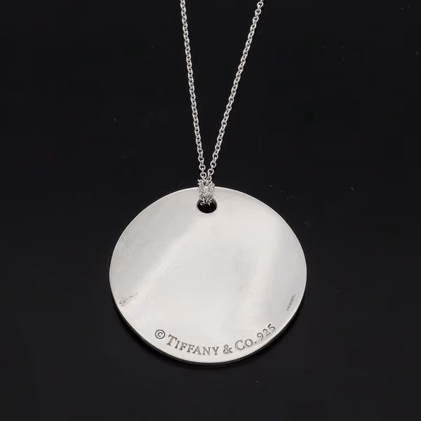 Tiffany and Co Silver New York Notes Pendant