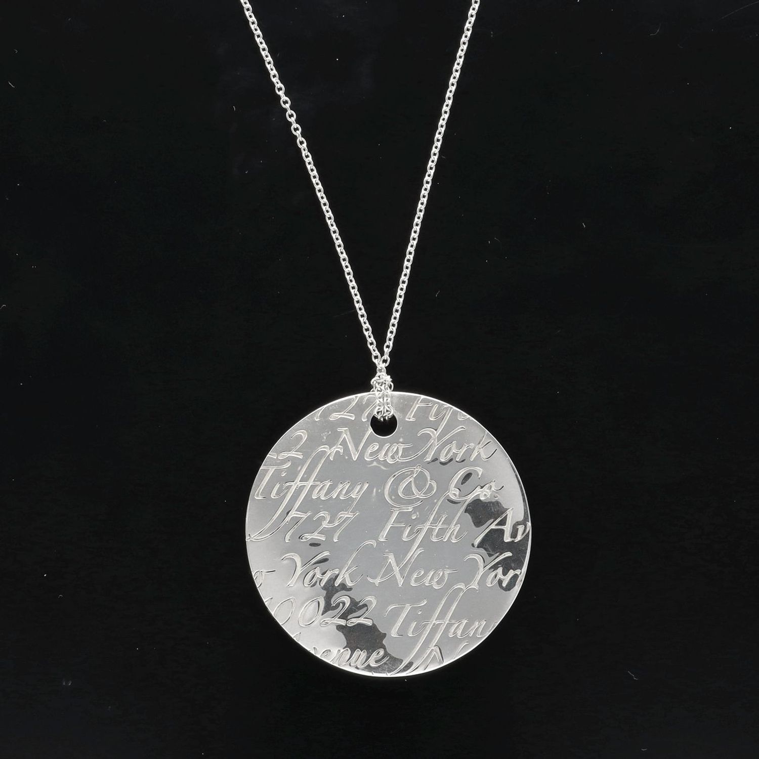 Tiffany notes deals pendant