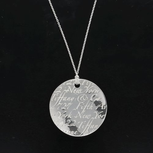 Tiffany and Co Silver New York Notes Pendant image-3