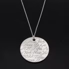 Tiffany and Co Silver New York Notes Pendant