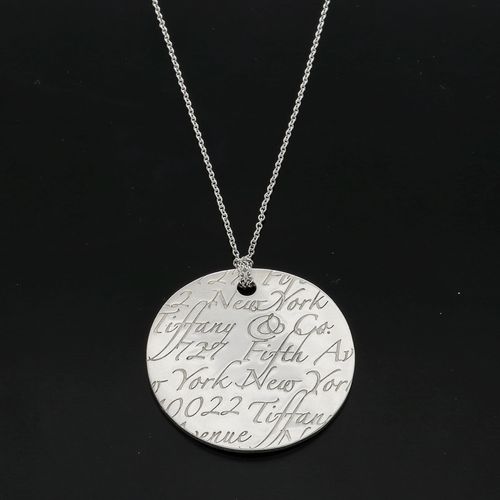 Tiffany and Co Silver New York Notes Pendant image-2