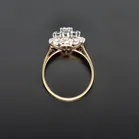 Vintage 18ct Gold Sapphire and Diamond Cluster Ring