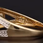 Gold Opal Diamond Ring