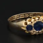 18ct Yellow Gold Sapphire Ring