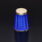 Boxed Norwegian Enamel and Silver Gilt Thimble