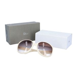Rare Christian Dior Cream Sunglasses