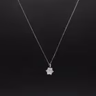 18ct White Gold Diamond Pendant