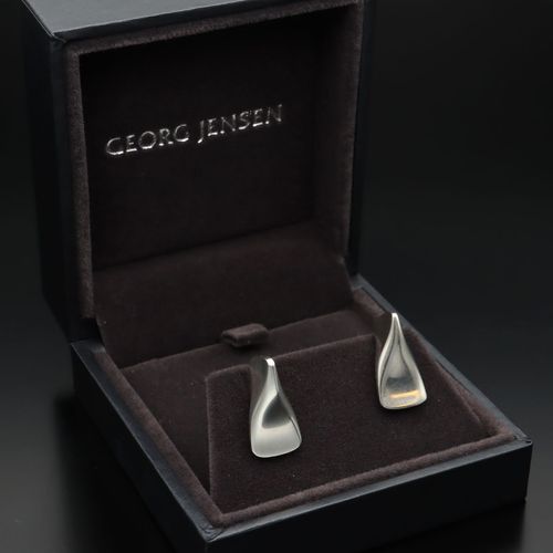 Georg Jensen Sterling Silver Clip-on Earrings image-1