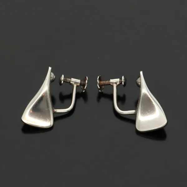 Georg Jensen Sterling Silver Clip-on Earrings