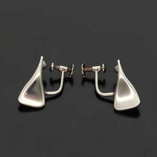 Georg Jensen Sterling Silver Clip-on Earrings image-3