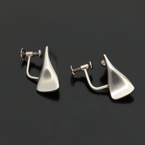 Georg Jensen Sterling Silver Clip-on Earrings image-2