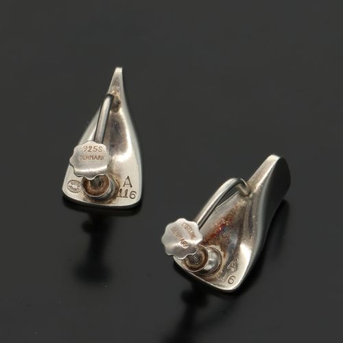 Georg Jensen Sterling Silver Clip-on Earrings image-4