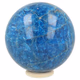 Blauwe apatiet bol 83mm nr2 - 360° presentation