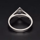 18ct White Gold Topaz and Diamond Dress Ring