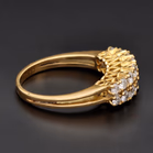 18ct Gold French Diamond Ring