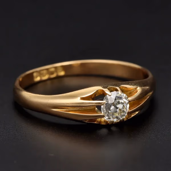18ct Yellow Gold 0.50ct Diamond Ring