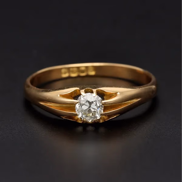 18ct Yellow Gold 0.50ct Diamond Ring