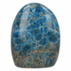 Blauwe apatiet gepolijst 106 mm - 360° presentation