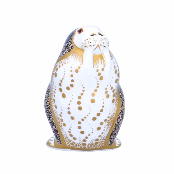 Limited Edition Royal Crown Derby Russian Walrus Paperweight