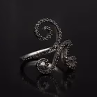 Gold Black Diamond Ring.