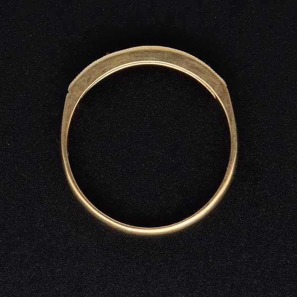 Retro Vintage Gold Ruby Diamond Ring.