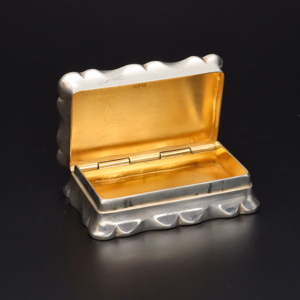 Vintage Silver Snuff Box