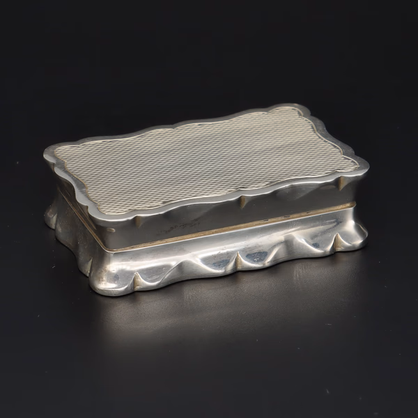 Vintage Silver Snuff Box