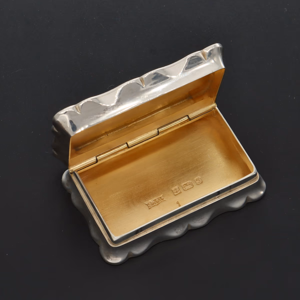 Vintage Silver Snuff Box
