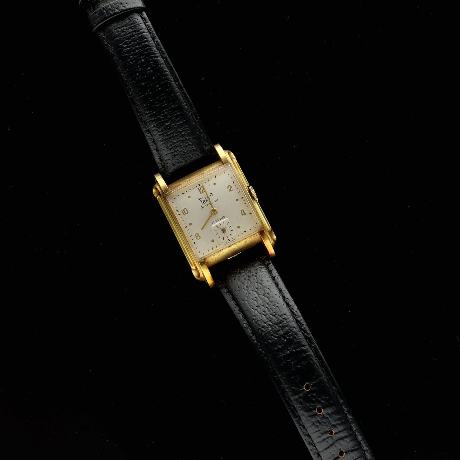 Swiss Gold Plated Felca Watch Watches Hemswell Antique Centres