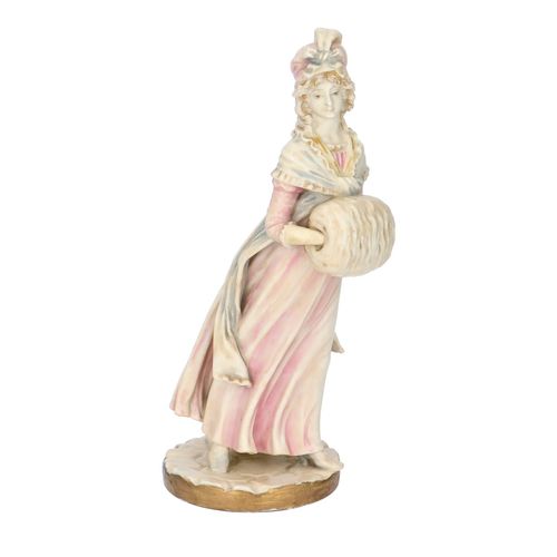 Royal Worcester Hadley Figure of a Lady image-1