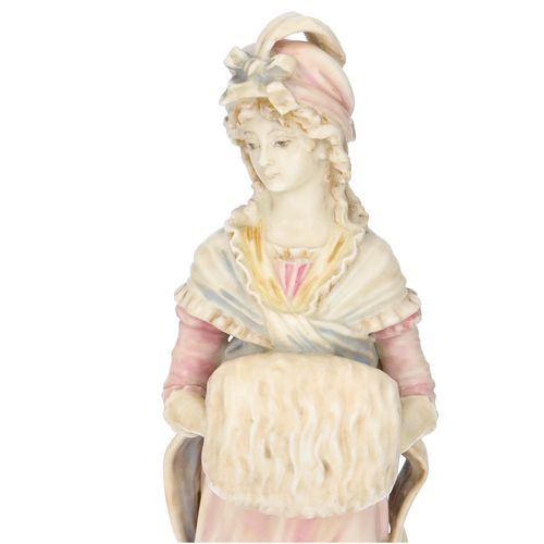 Royal Worcester Hadley Figure of a Lady image-4