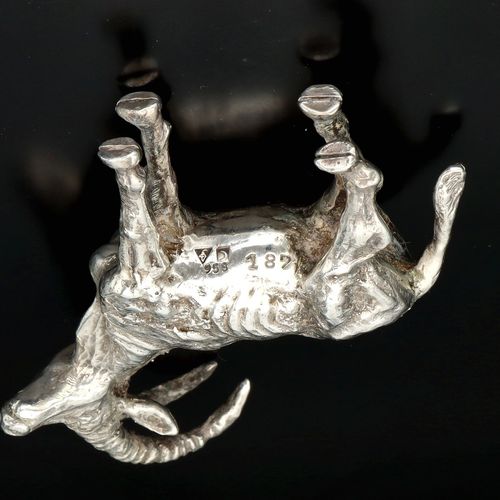 Antique Cast Sable Antelope Figure image-6