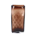 Large Whitefriars Cinnamon Basket Weave Vase