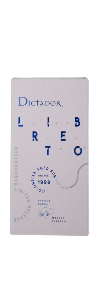 DICTADOR LIBRETO RUM 43% Port Cask Vintage 1999 Dictador