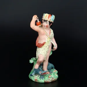 Derby Porcelain Figure of America