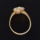 18ct Victorian Navette Diamond Ring