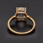 9ct Yellow Gold & 2.2ct Topaz Ring