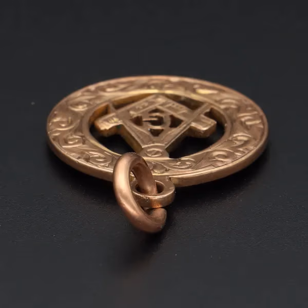 9ct Gold Masonic Fob