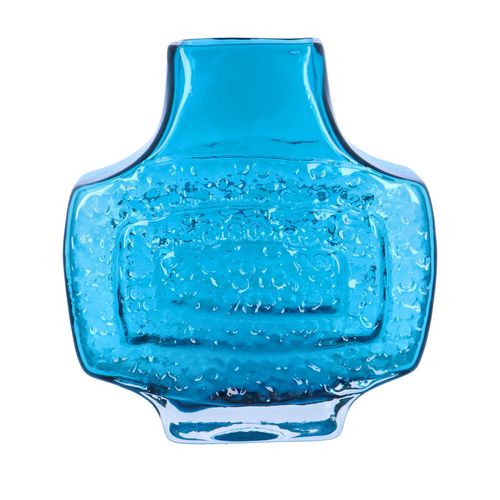 Whitefriars Kingfisher Blue TV Vase Glass Hemswell Antique Centres