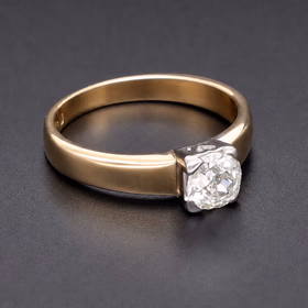 18ct Gold 0.80ct Diamond Solitaire Ring