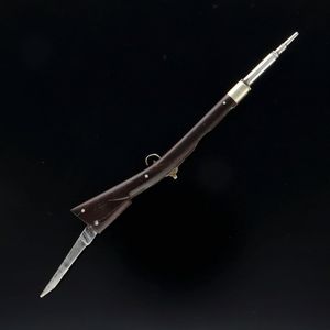 Unusual Propelling Pencil and Quill Knife in the form of a Musket