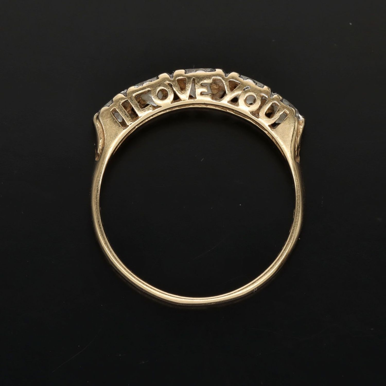 White gold i love best sale you ring