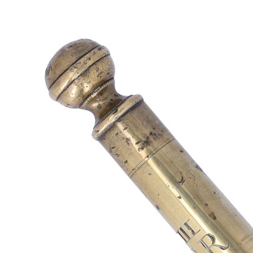 Georgian Brass Tipstaff Truncheon image-6