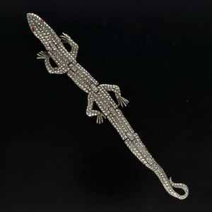 Rare Art Deco Lizard Marcasite Bracelet