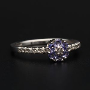 14ct Gold Tanzanite Diamond Ring