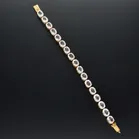 Vintage 18ct Gold Quartz Bracelet
