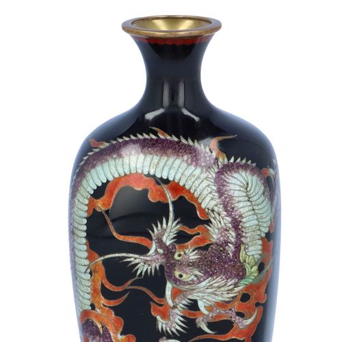 Pair of Japanese Shippo Cloisonne Vases image-3