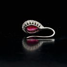 18ct Gold Ruby and Diamond Earrings